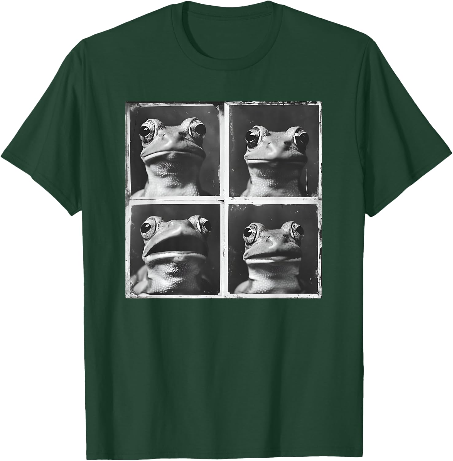Funny Frog Face Love Frogs Toad Weird Frog Meme T-Shirt - T-Shirt | Forest