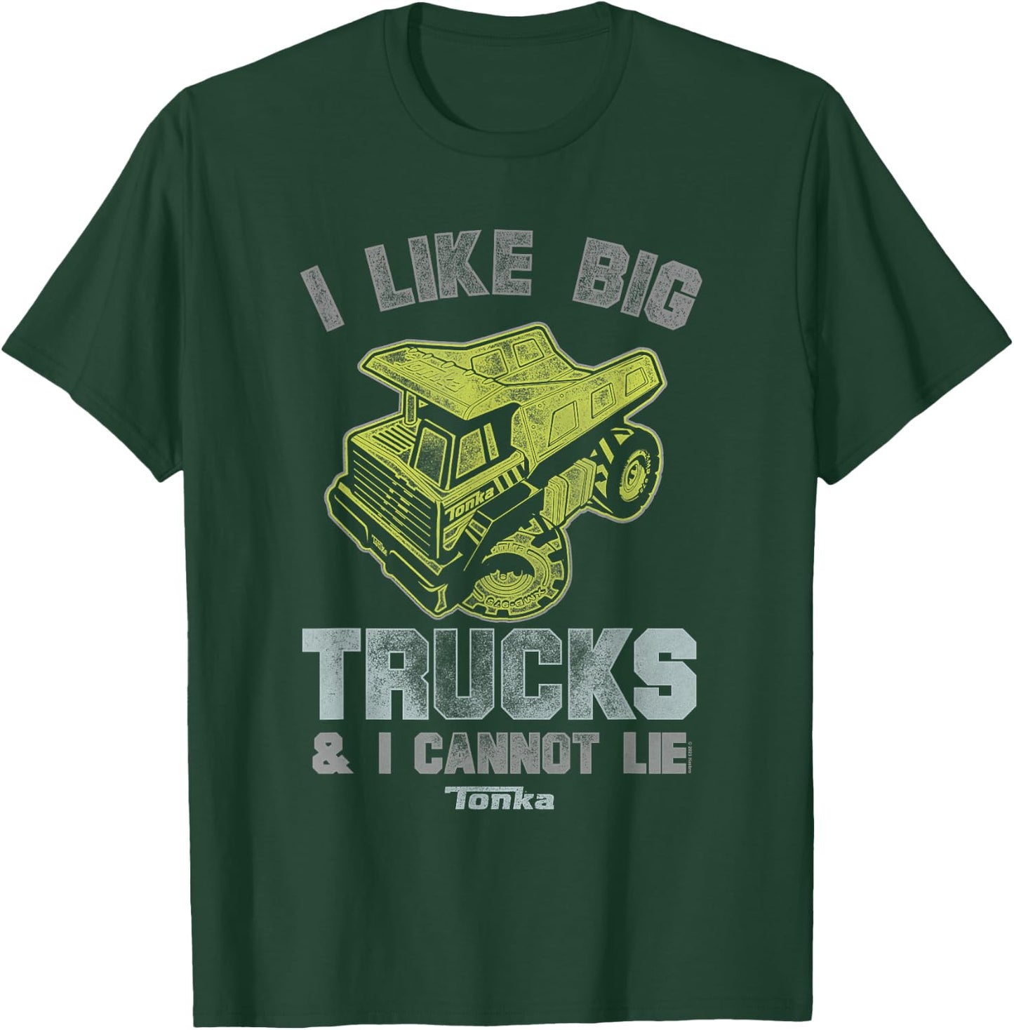 Tonka Classic I Like Big Trucks & I Cannot Lie Distressed T-Shirt - T-Shirt | Forest