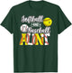 Softball And Baseball Aunt Proud Baseball Softball Aunt T-Shirt - T-Shirt | Forest