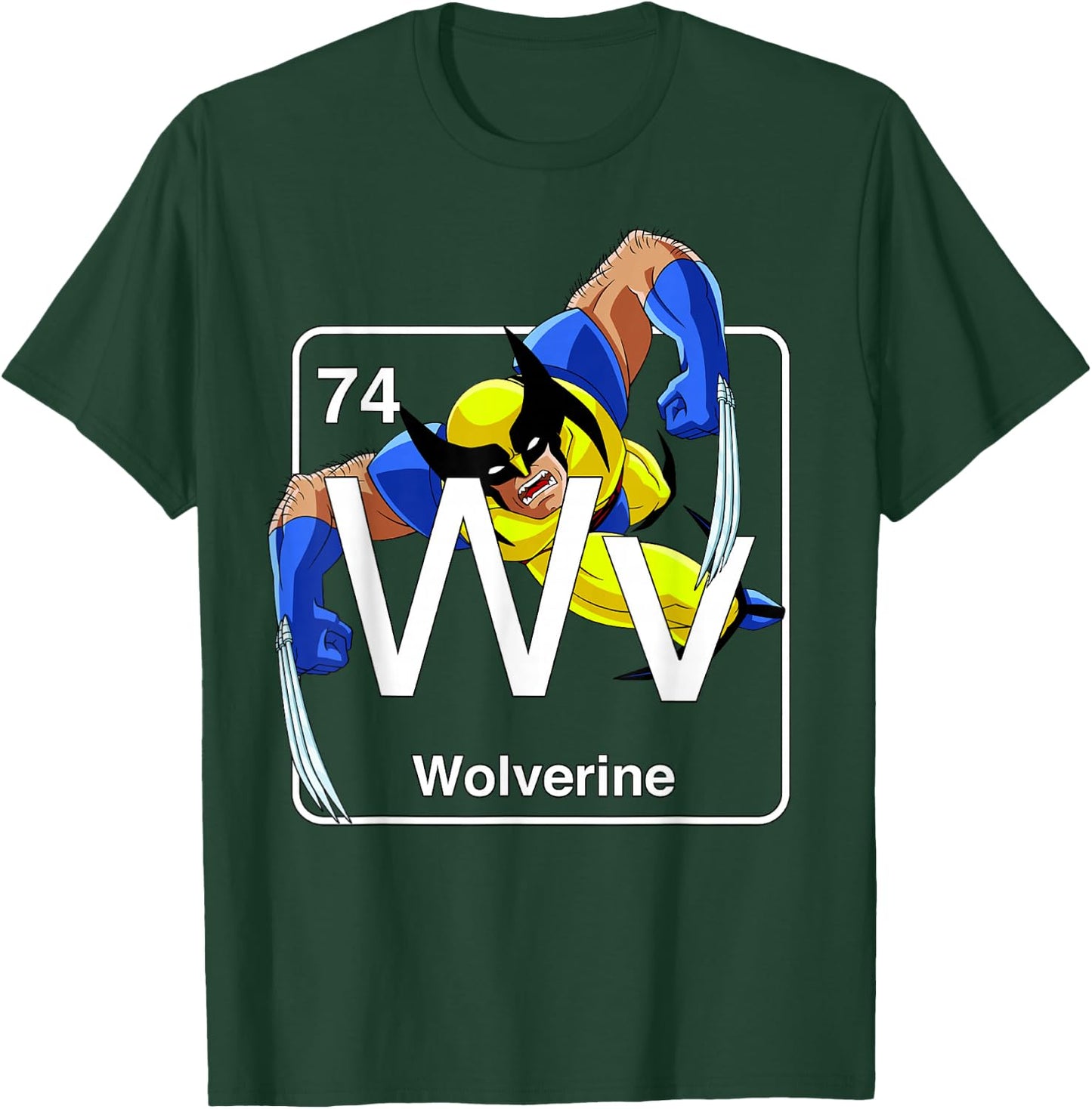 Marvel X-Men Wolverine Element T-Shirt - T-Shirt | Forest