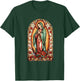 Catholic Saint Lady Of Guadalupe Graphic Women Virgin Mary T-Shirt - T-Shirt | Forest