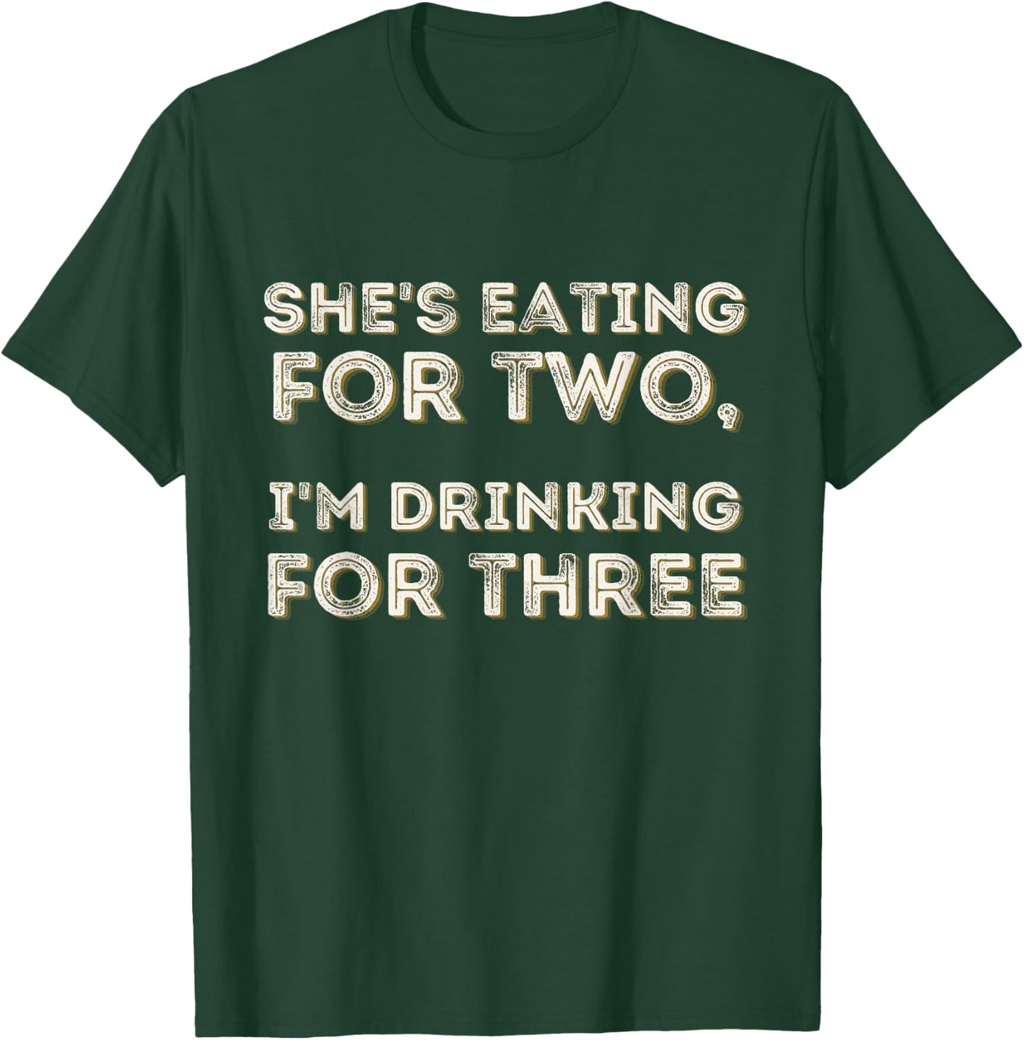 Funny New Dad & Expecting Father - Pregnancy Announcement T-Shirt - T-Shirt | Forest