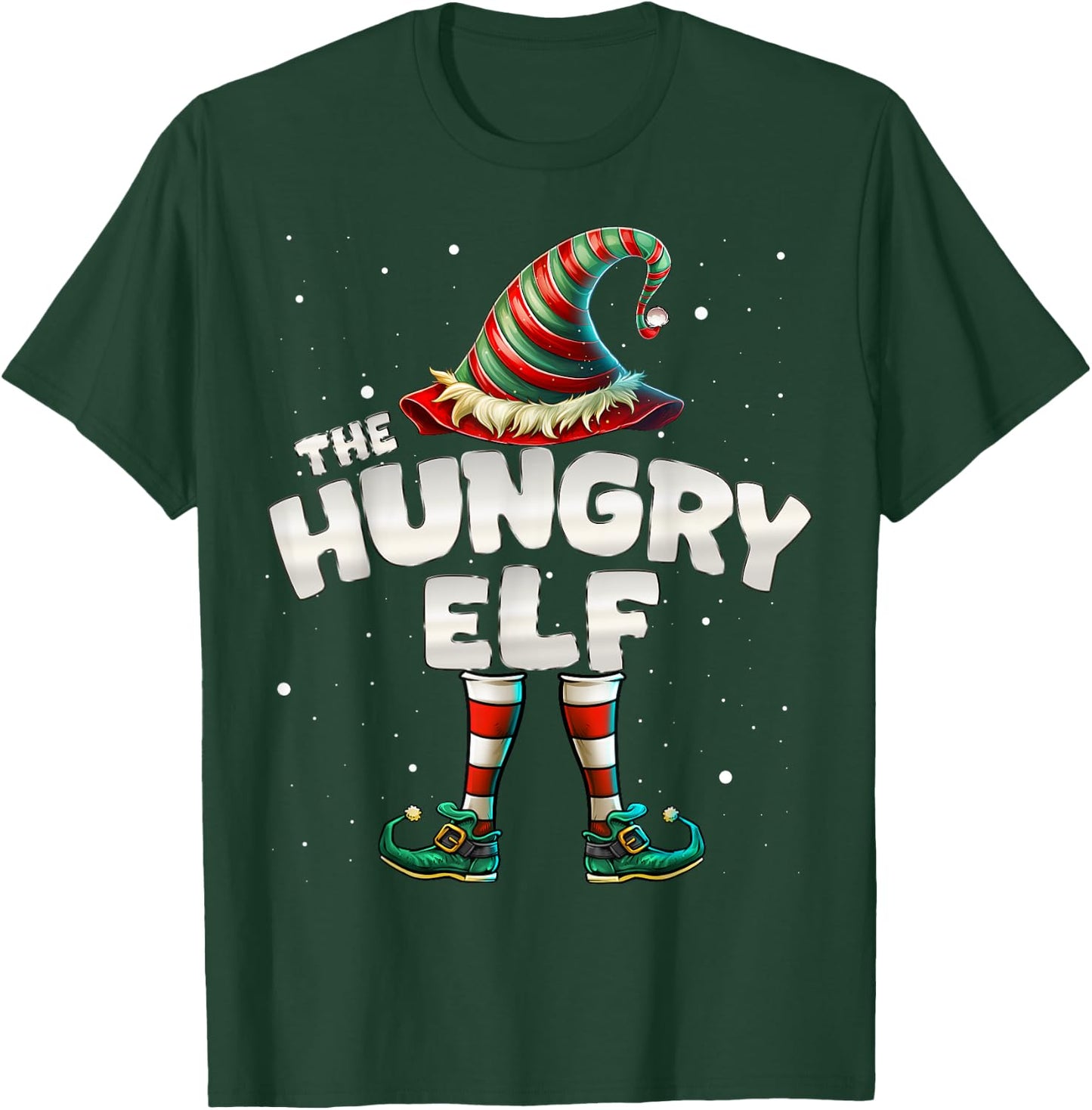 I'm The Hungry Elf Family Matching Group Christmas T-Shirt - T-Shirt | Forest
