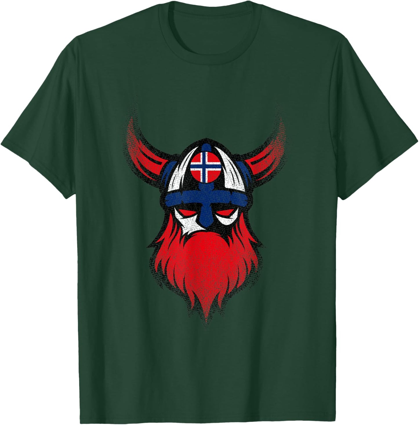 Viking Beard Norway T-Shirt - T-Shirt | Forest