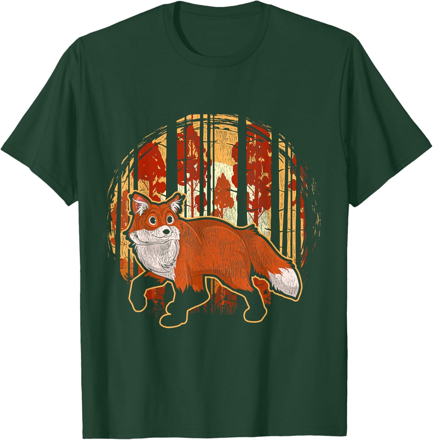 Wildlife Fox Forest Animal Kids Girls Boys Gift Nature Fox T-Shirt - T-Shirt | Forest