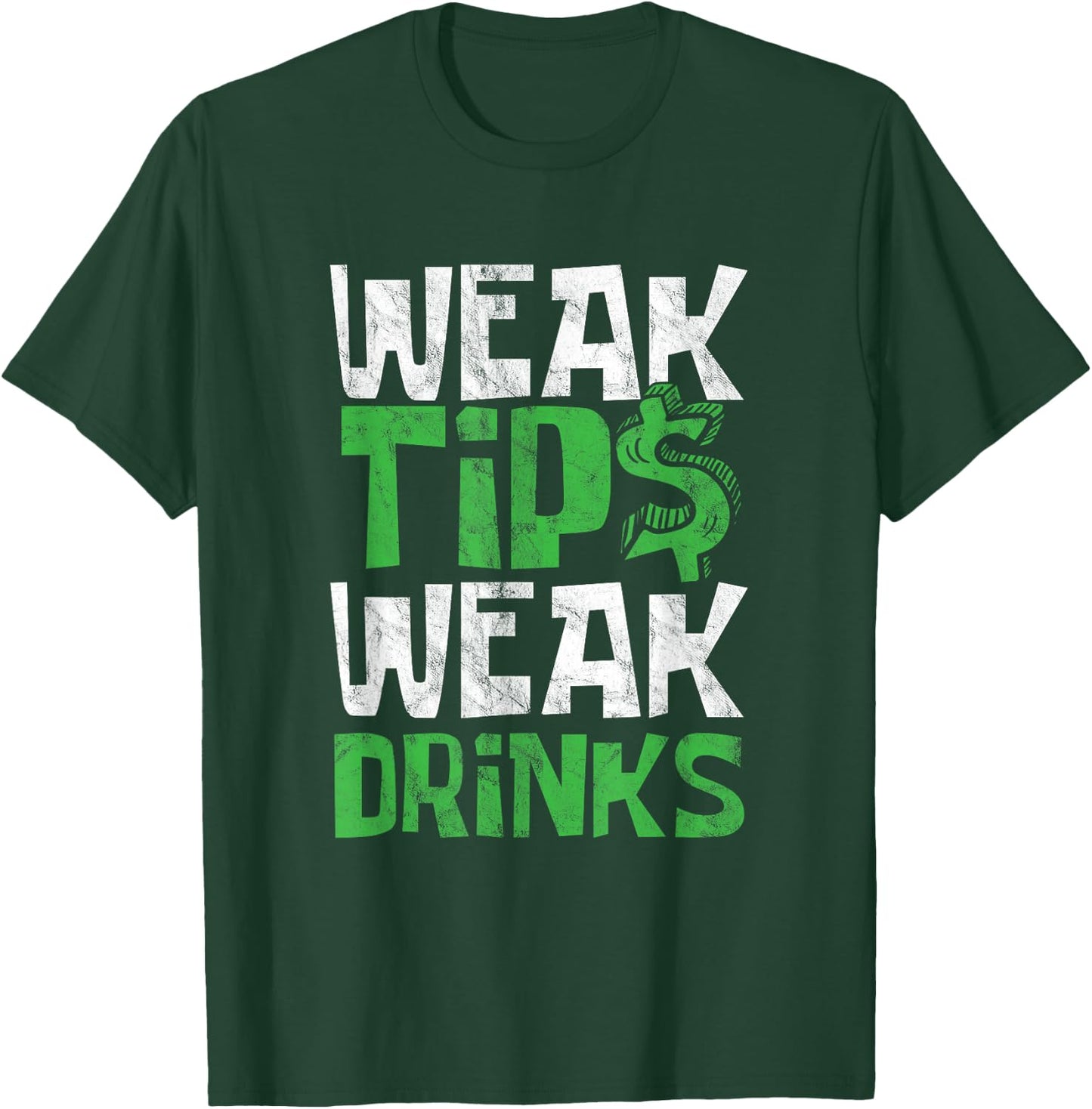 Bartender Small Tip Small Drinks Drinks Gift T-Shirt - T-Shirt | Forest