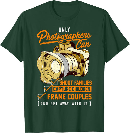 Funny Photographers Photography Camera Pun T-Shirt - T-Shirt | Forest