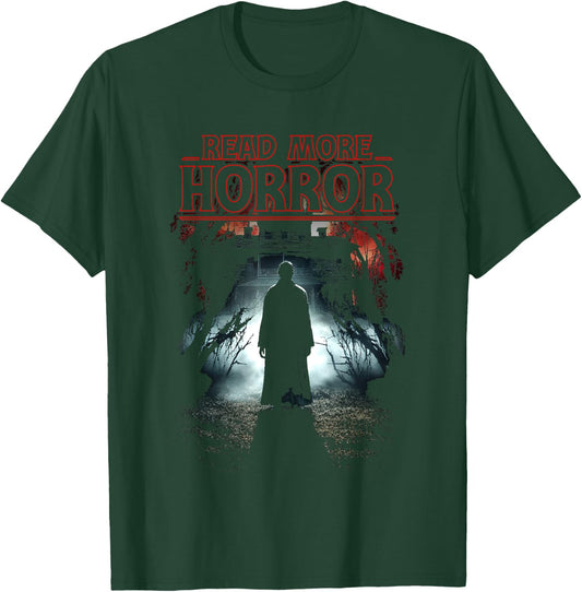 Read More Horror Classic Horror Book Cover Parody T-Shirt - T-Shirt | Forest