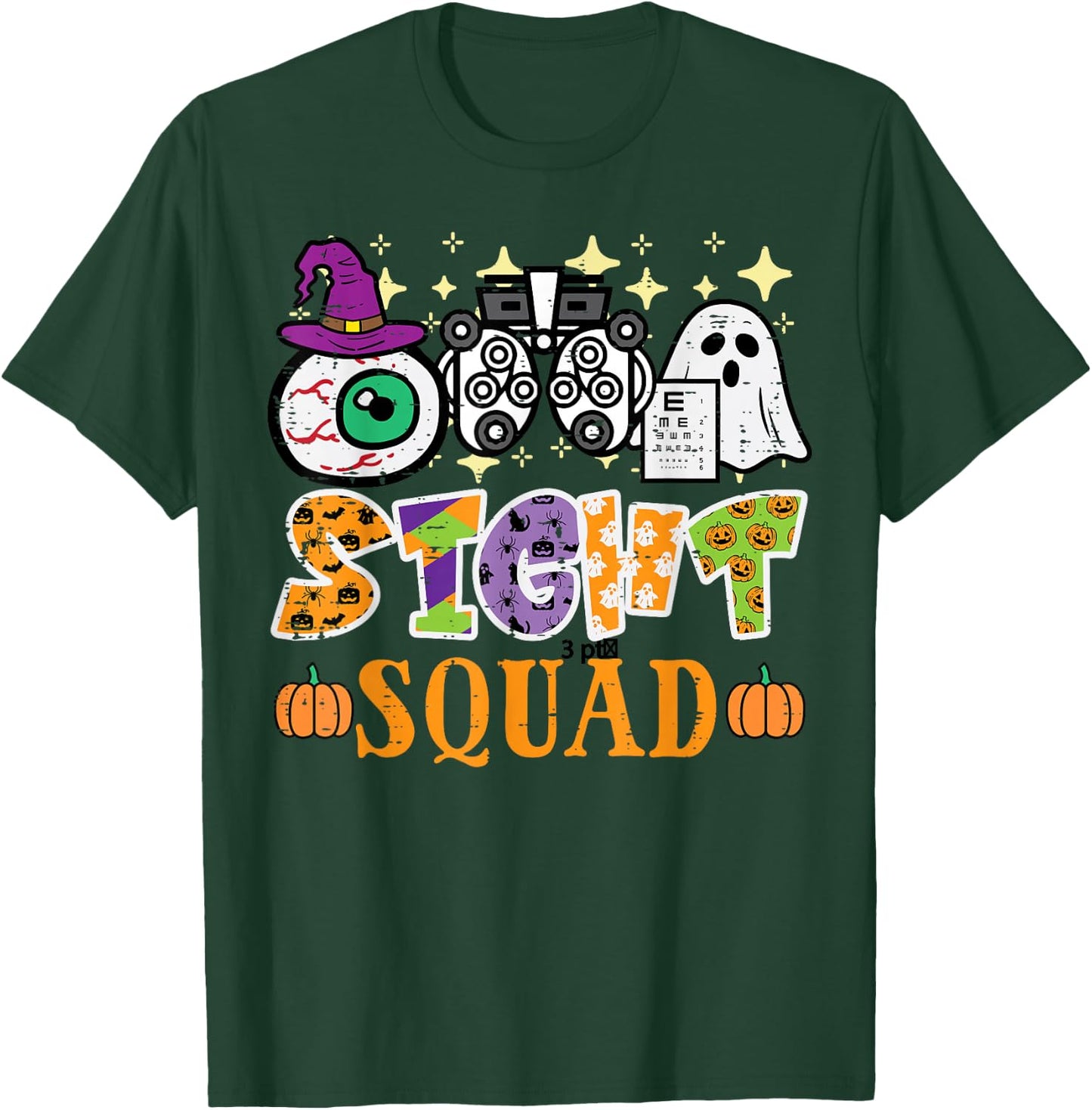 Halloween Optometrist Sight Squad Optometry Costume Women T-Shirt - T-Shirt | Forest