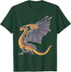 Steampunk Dragon Mechanical Gears Fantasy Industrial Goth T-Shirt - T-Shirt | Forest