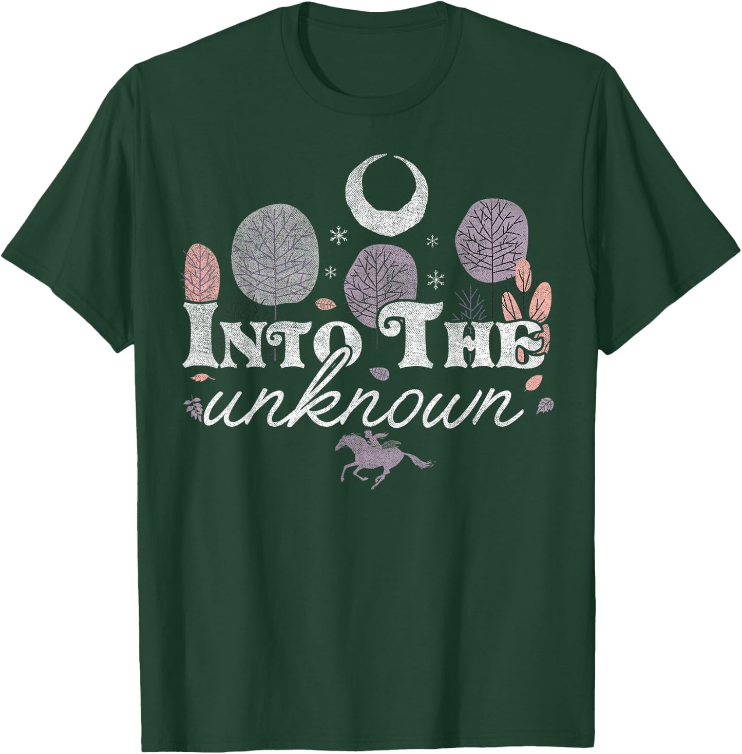 Disney Frozen 2 Into The Unknown Text T-Shirt - T-Shirt | Forest