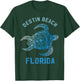 Destin Beach Florida FL Sunshine State Ocean Turle Tribe T-Shirt - T-Shirt | Forest