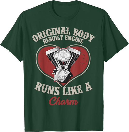 Funny Open Heart Surgery Recovery Survivor Gift Men Women T-Shirt - T-Shirt | Forest
