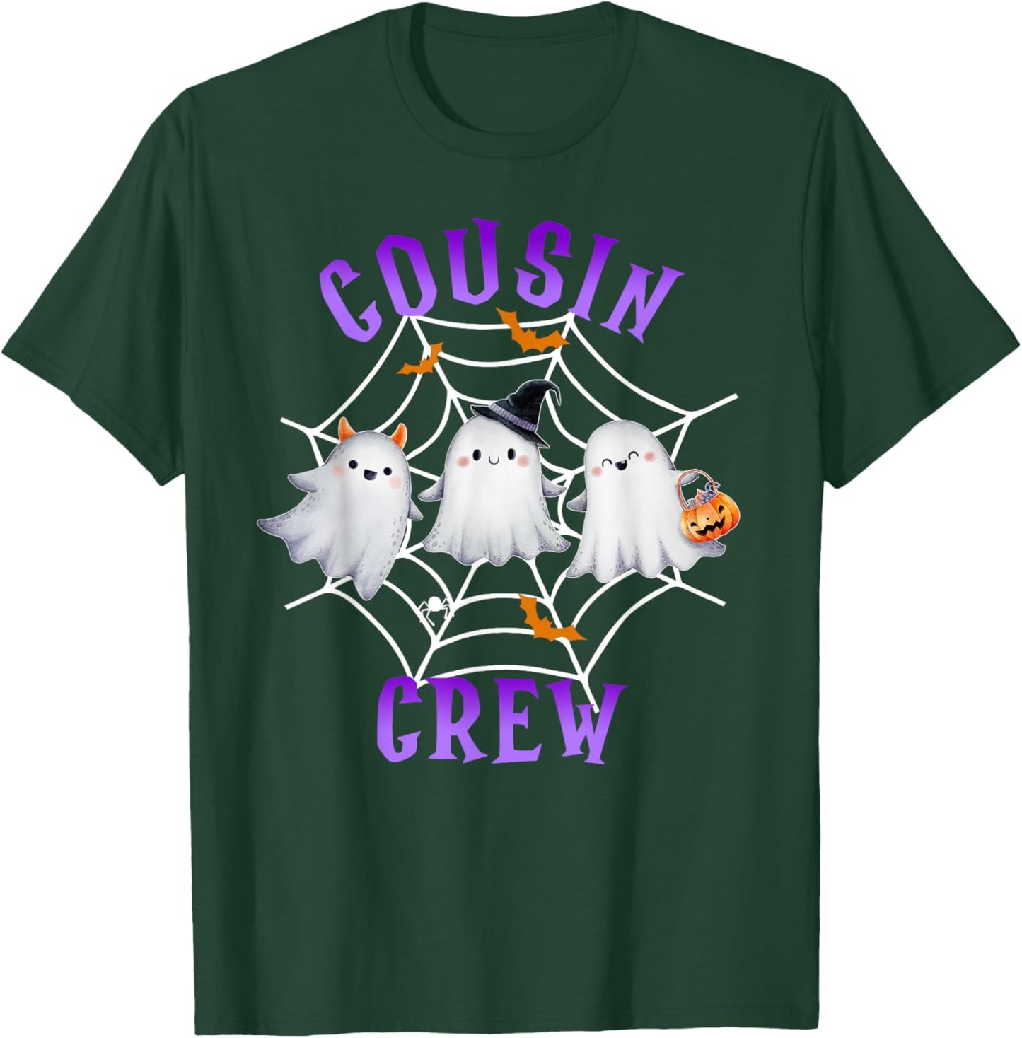 Cousin Crew Halloween, Cousin Matching, Halloween Matching T-Shirt - T-Shirt | Forest