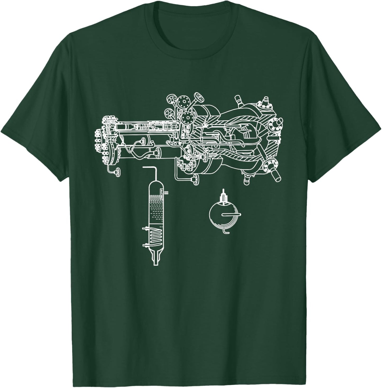 Core Reactor Patent Nuclear Technology Physics Atomic Physics T-Shirt - T-Shirt | Forest