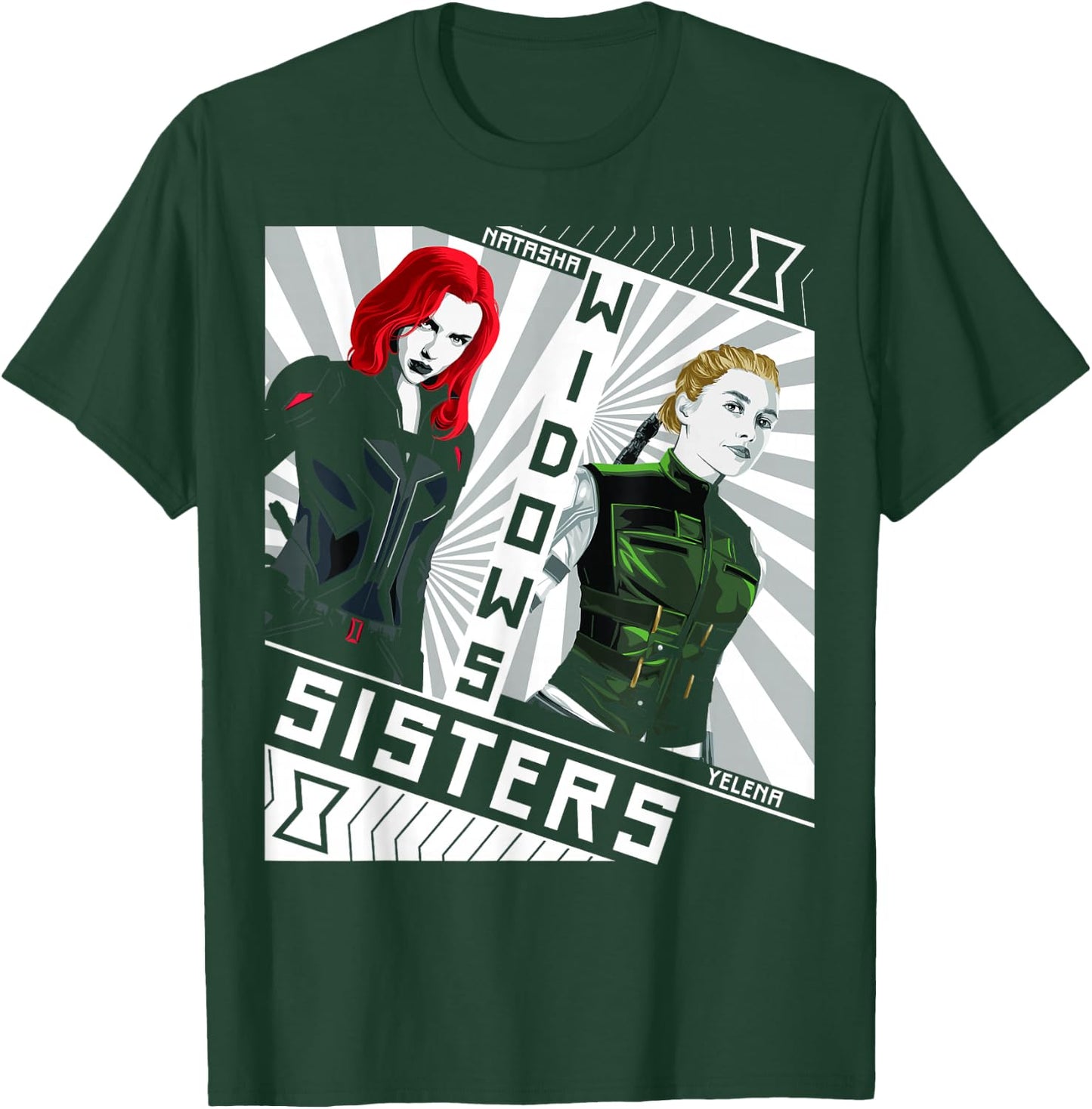 Marvel Black Widow Natasha Yelena Widows Sisters T-Shirt - T-Shirt | Forest