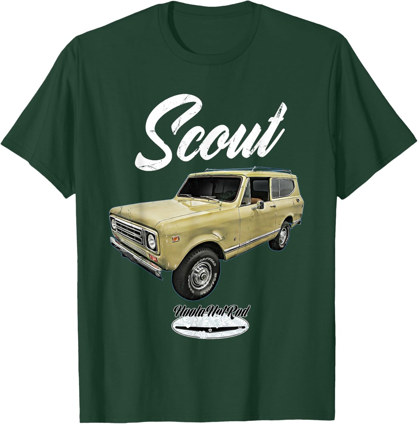 Scout,classic,truck,pickup,international,harvester,oldtimer T-Shirt - T-Shirt | Forest