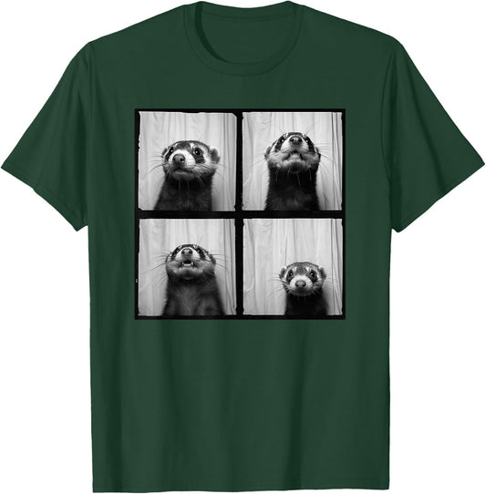 Pet Ferret Face Love Ferrets Funny Ferret T-Shirt - T-Shirt | Forest