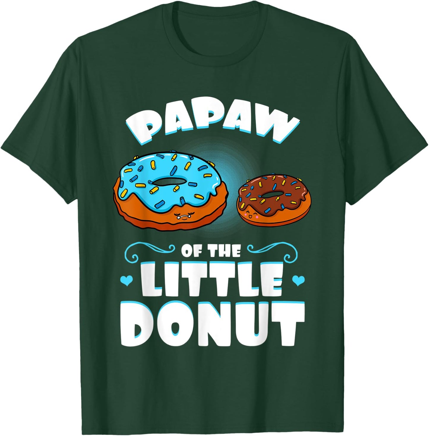 Papaw Of The Little Donut Gender Reveal Announcement T-Shirt - T-Shirt | Forest