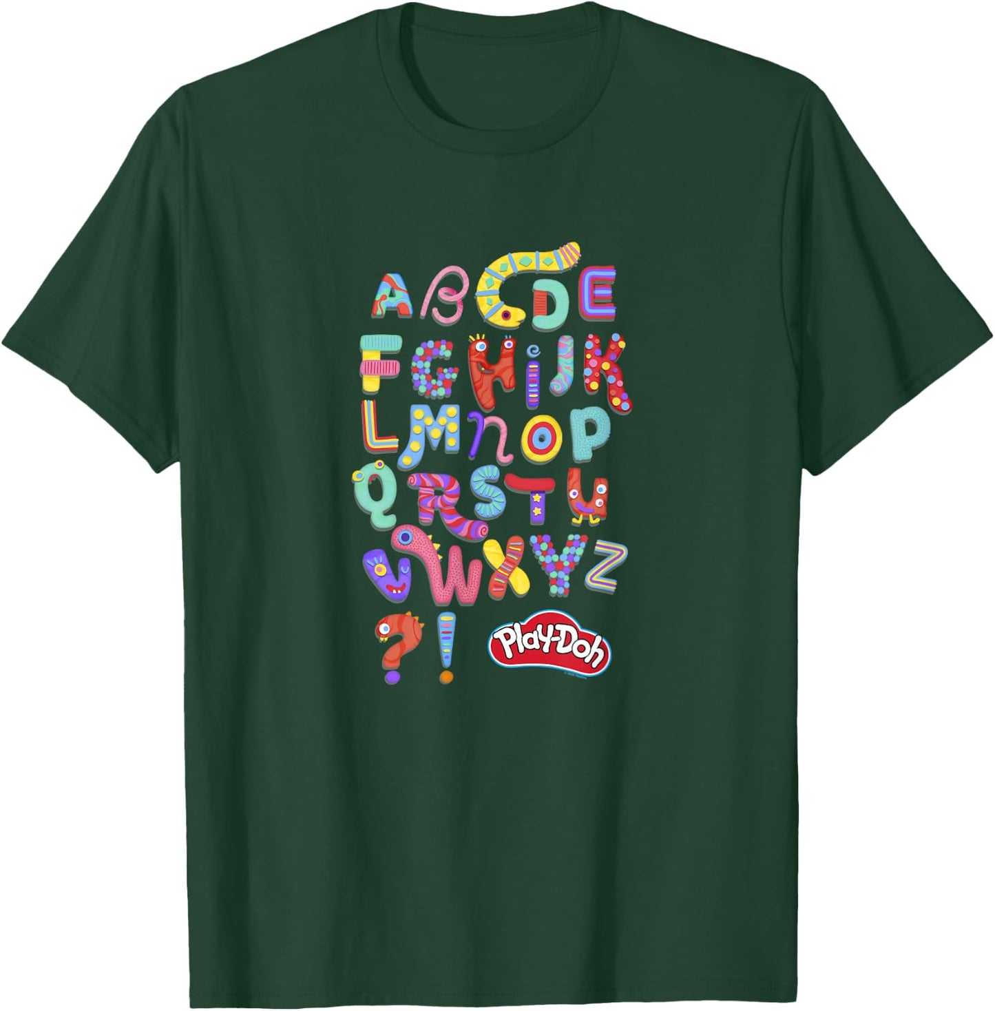 Play -Doh Alphabet Grid T-Shirt - T-Shirt | Forest