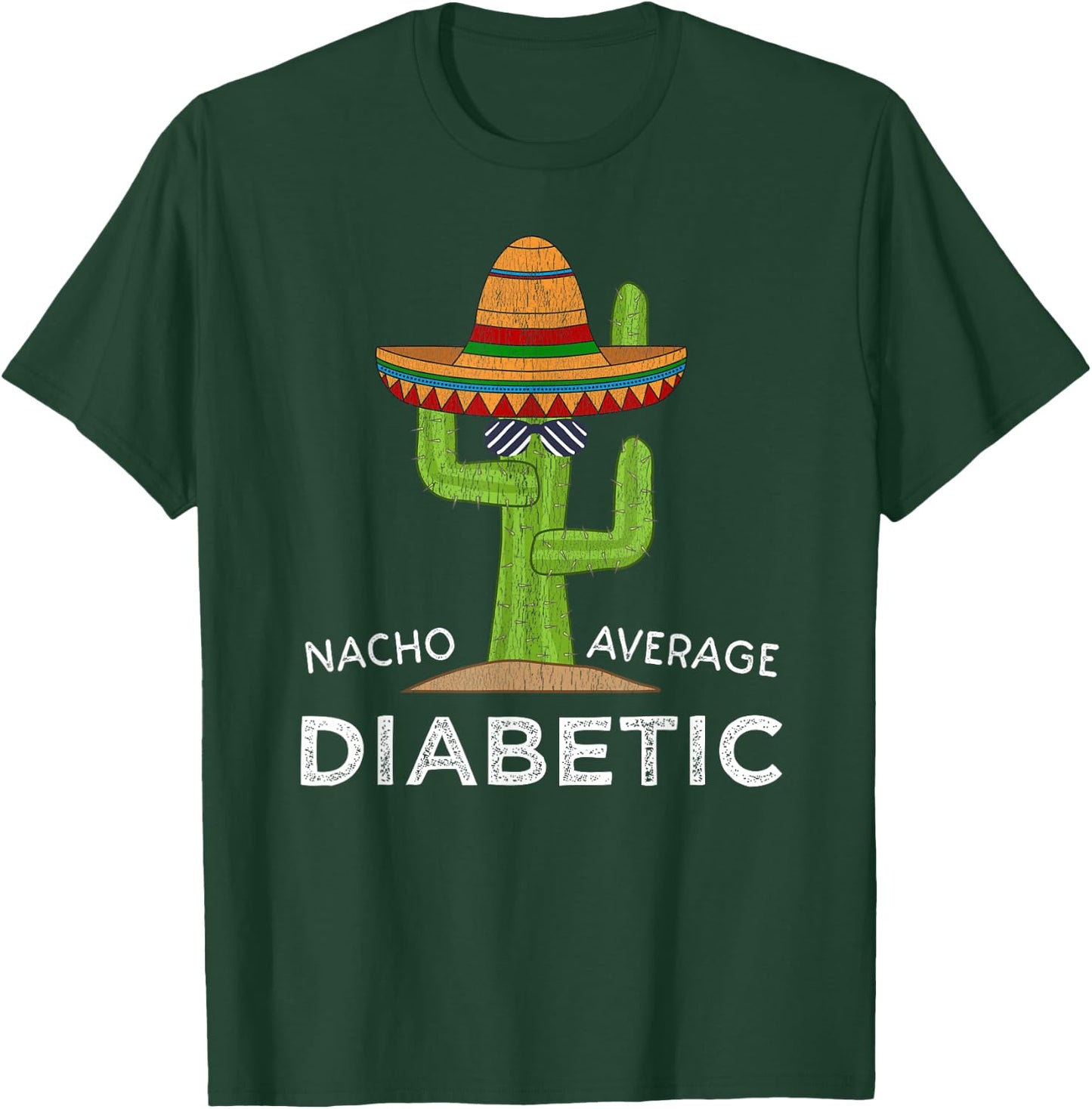 Fun Cute Diabetes Joke Saying | Funny Diabetic Humor T-Shirt - T-Shirt | Forest