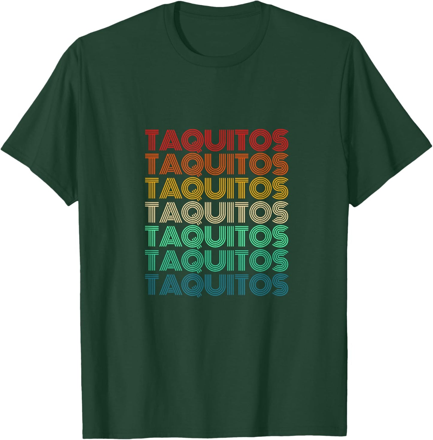 Taquitos Retro T-Shirt - T-Shirt | Forest