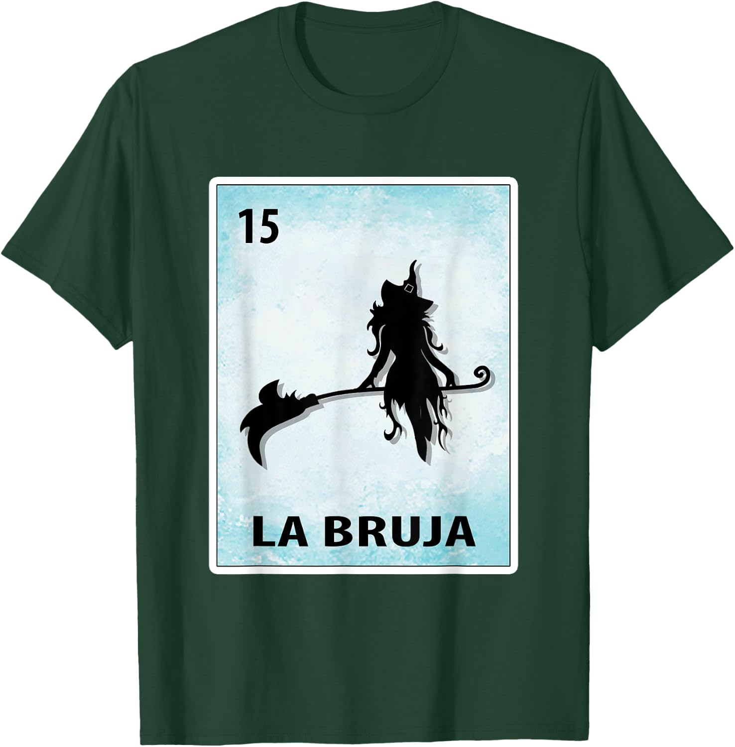 La Bruja Mexican Witch Cards Halloween T-Shirt - T-Shirt | Forest