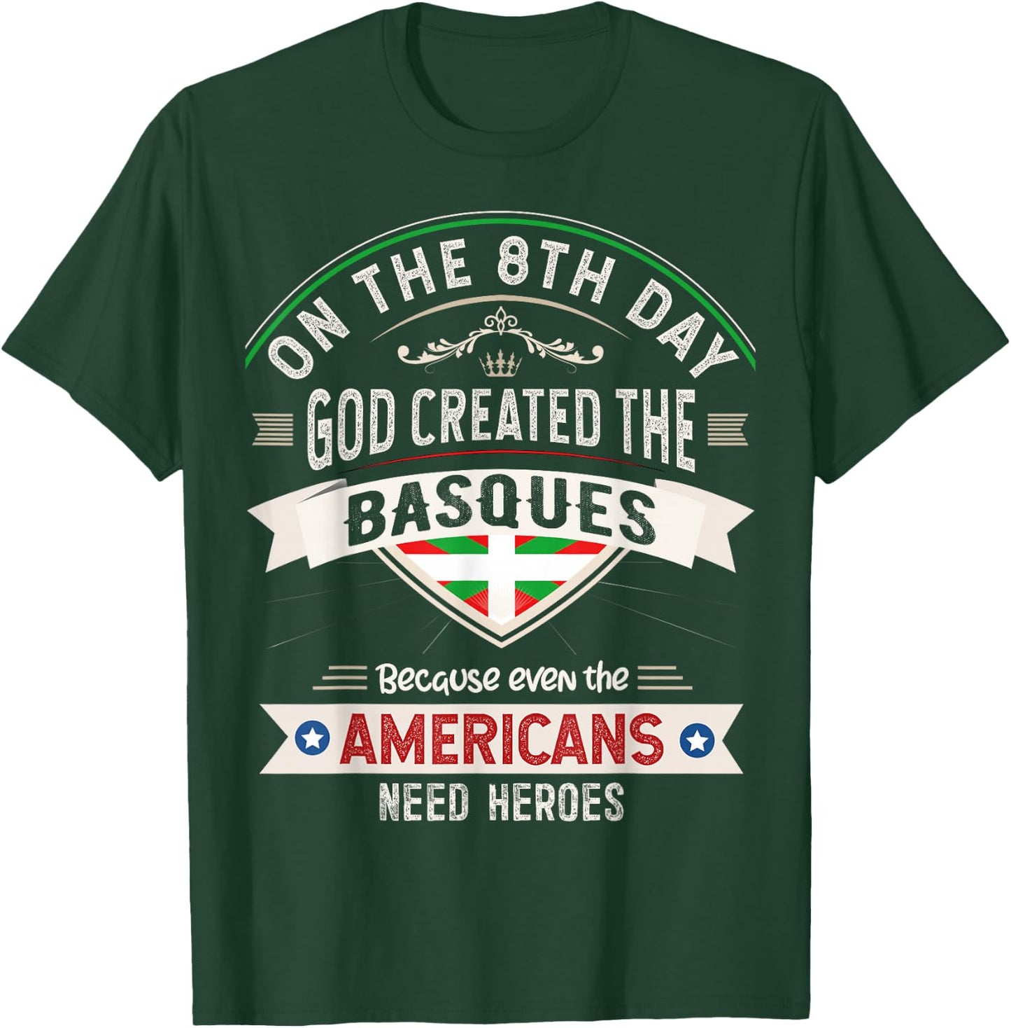 Basque Country Design Basque Men & Women T-Shirt - T-Shirt | Forest