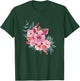 Pig With Leopard Headband Flower Pig Lover T-Shirt - T-Shirt | Forest