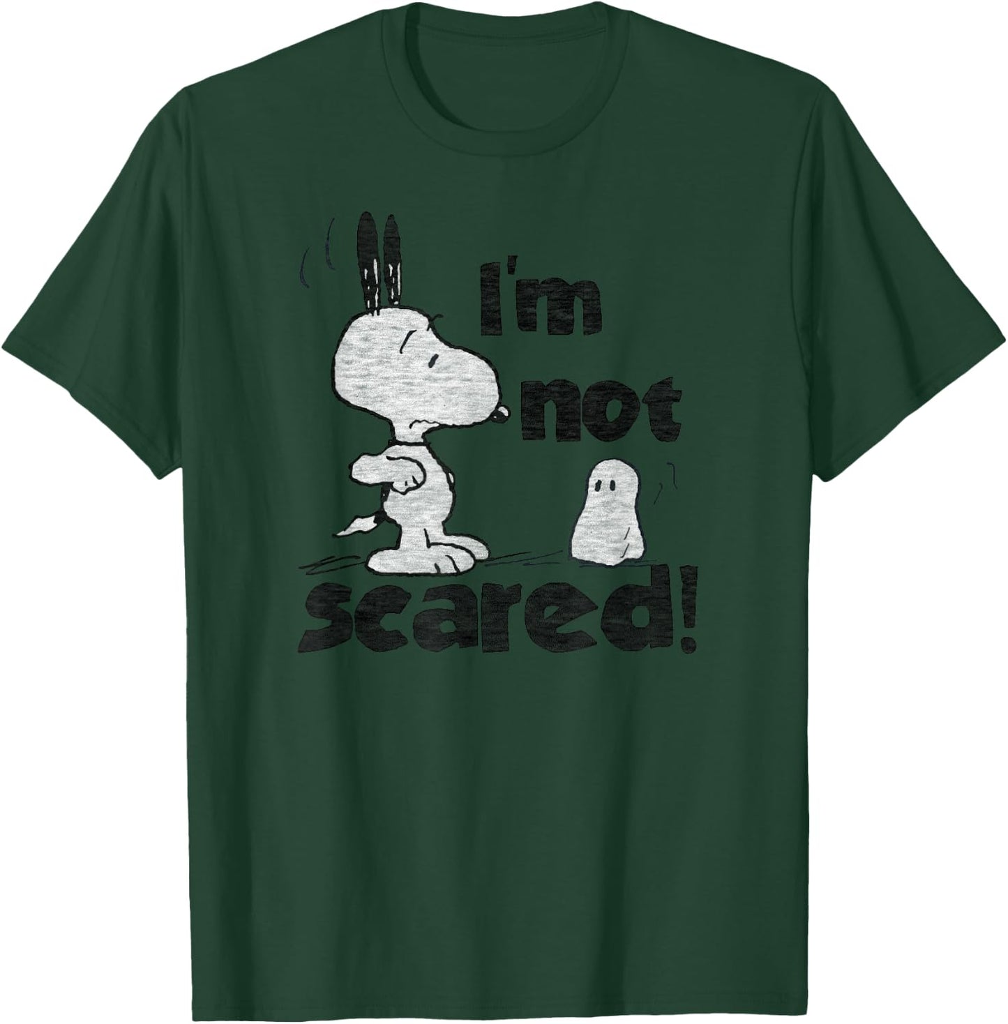 Peanuts Halloween Snoopy Not Scare T-Shirt - T-Shirt | Forest