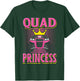 Quad Princess ATV Riding Girls Muddy Four Wheeling Off Road T-Shirt - T-Shirt | Forest