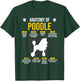 Anatomy Of Poodle Dog Lover T-Shirt - T-Shirt | Forest