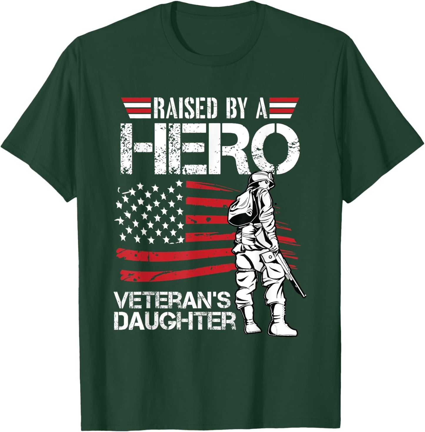 Veteran Daughter Month Of The Military Child Army Kids T-Shirt - T-Shirt | Forest