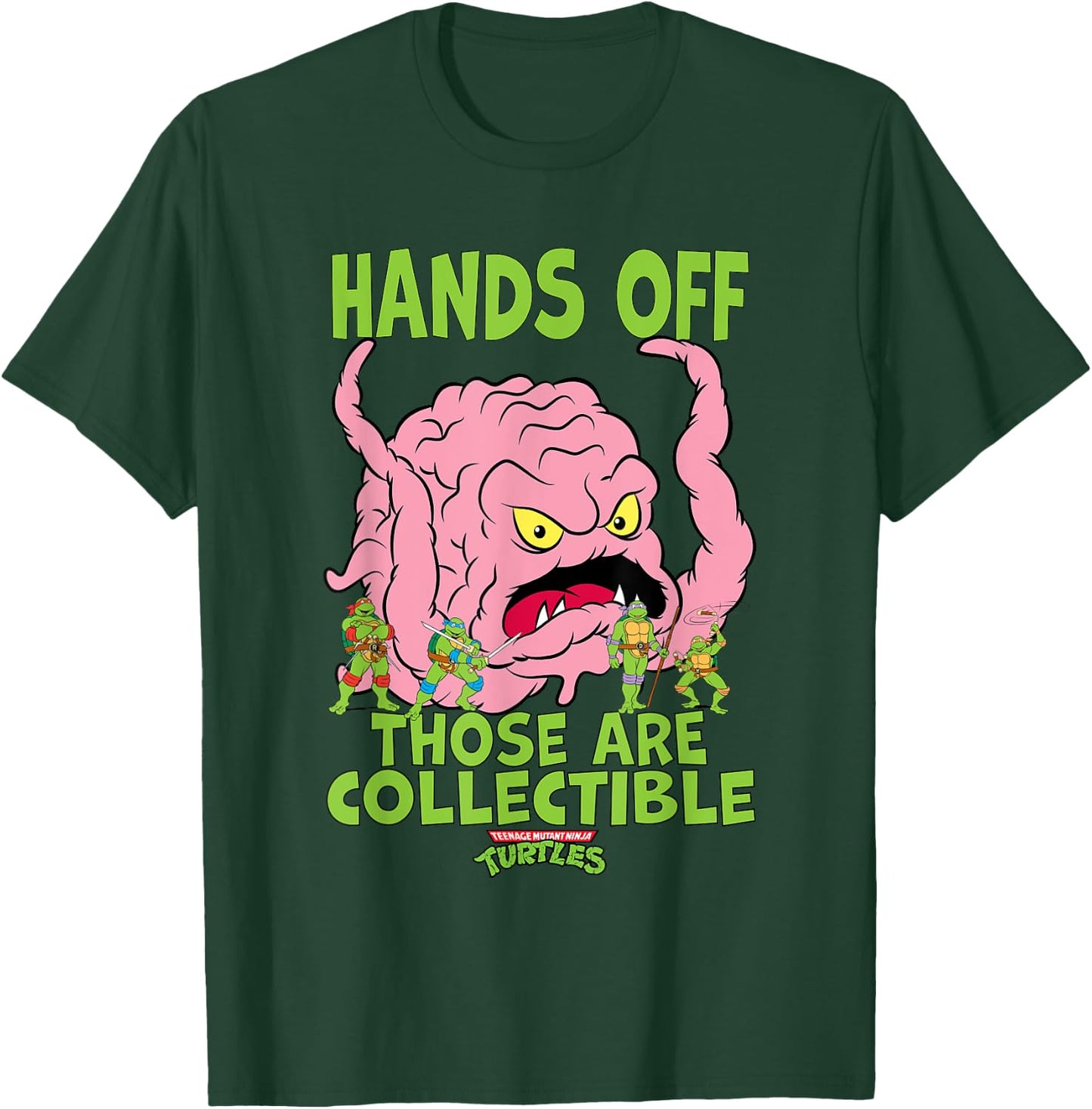Mademark x Teenage Mutant Ninja Turtles - TMNT Krang Hands Off Those Are Collectible T-Shirt - T-Shirt | Forest
