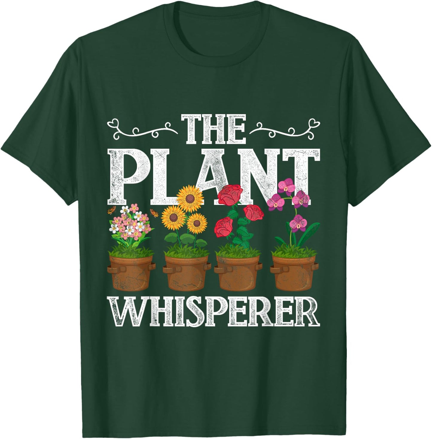 The Plant Whisperer Gardening T-Shirt - T-Shirt | Forest