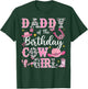 Daddy Of The Birthday Cow-Girl Rodeo Cow Girl Birthday T-Shirt - T-Shirt | Forest