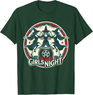 Girls Night Witch Coven Halloween Party T-Shirt - T-Shirt | Forest