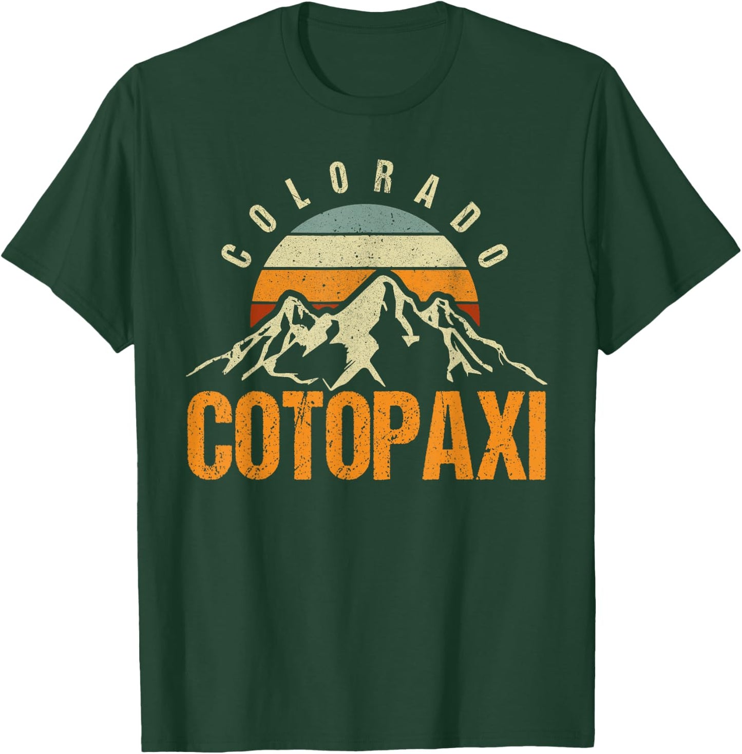 Colorado Cotopaxi Vintage Mountains Hiking Wildlife Colorado T-Shirt - T-Shirt | Forest