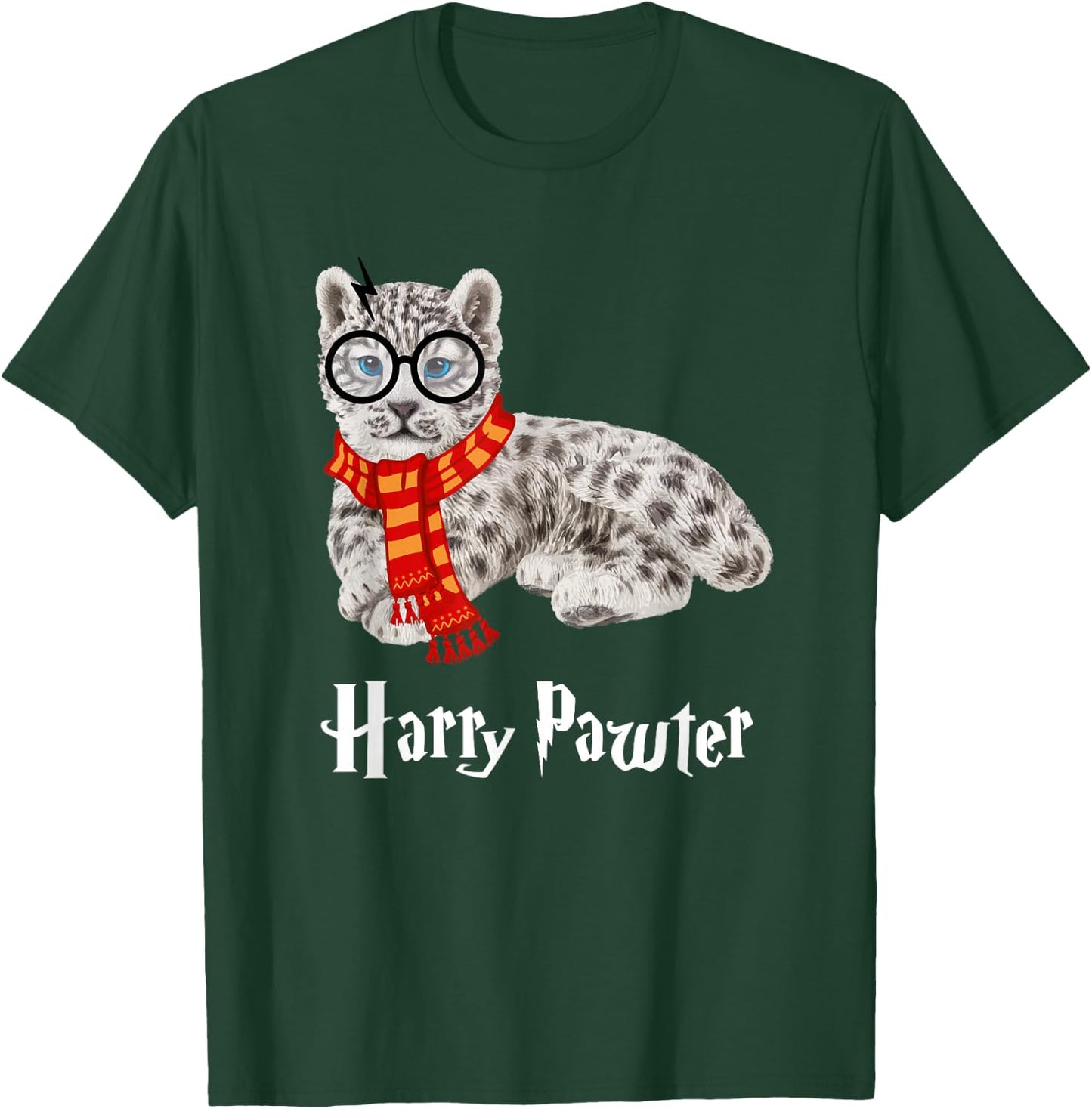 Magic Snow Leopard, Harry Pawter Funny T-Shirt - T-Shirt | Forest