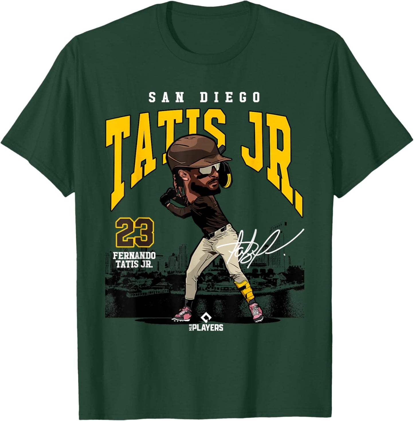Fernando Tatis Jr | San Diego MLB Player League | MLBTAT4039 T-Shirt - T-Shirt | Forest