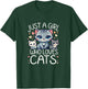 Just a girl who loves Cats Cute Cat Lover T-Shirt - T-Shirt | Forest