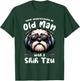 Never Underestimate An Old Man With A Shih Tzu T-Shirt - T-Shirt | Forest