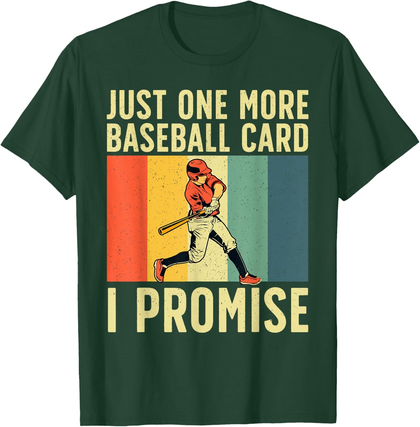 Baseball Card Collector Women Boys Card Collecting T-Shirt - T-Shirt | Forest