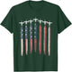 A10 Warthog Jet USA Flag Airplane Thunderbolt 4th of July T-Shirt - T-Shirt | Forest