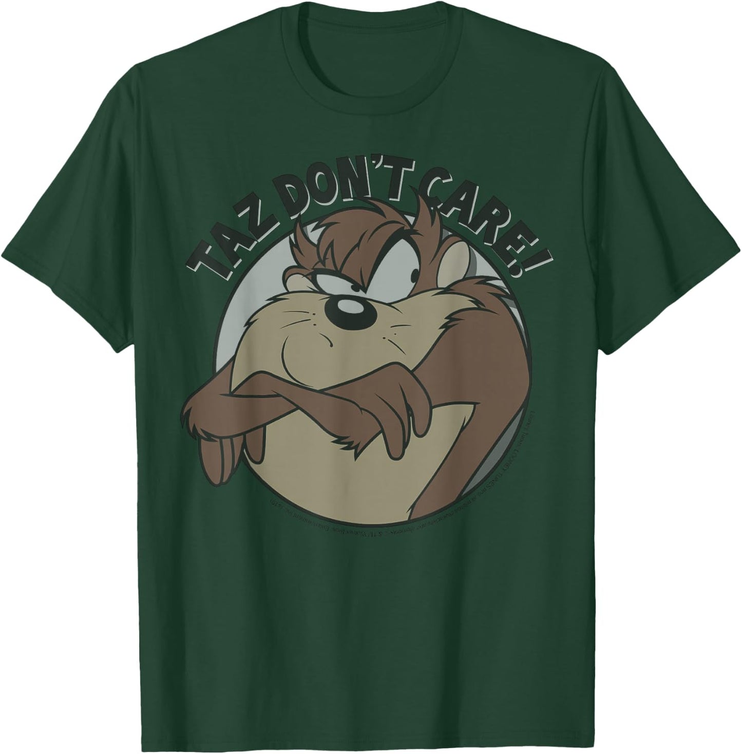 Looney Tunes Taz Don't Care Portrait T-Shirt - T-Shirt | Forest