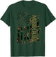 Missouri United States Distressed Camo w US Flag T-Shirt - T-Shirt | Forest