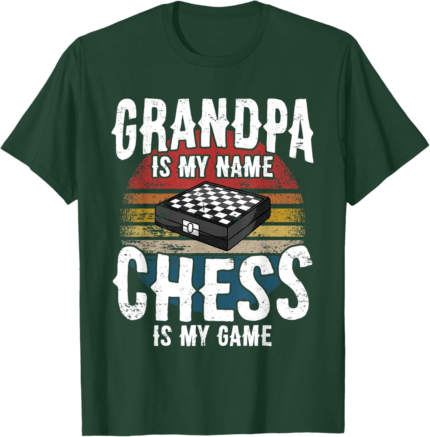 Chess Player Club Club I Retirement Grandpa Grandparents T-Shirt - T-Shirt | Forest