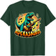 Rockasaurus Dinosaur Playing Guitar | Guitarist T-Rex T-Shirt - T-Shirt | Forest