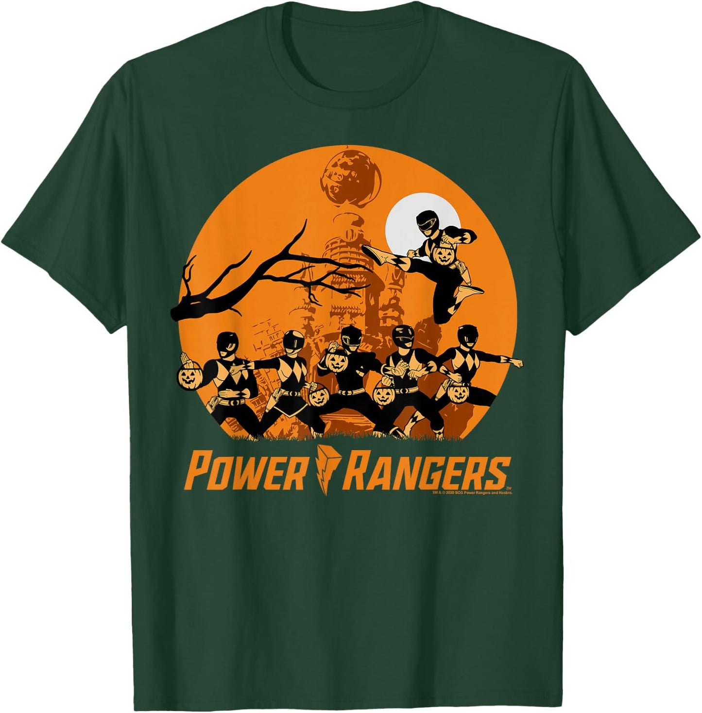 Power Rangers Halloween Haunt T-Shirt - T-Shirt | Forest