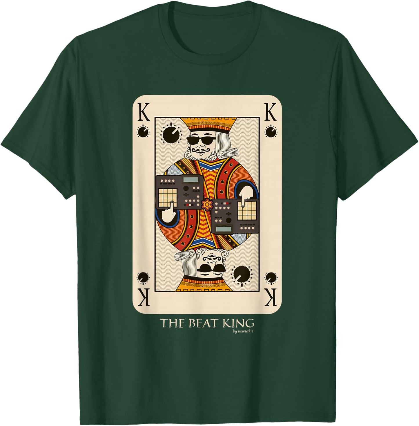 Beatmaker King for Music Producer and Dj T-Shirt - T-Shirt | Forest